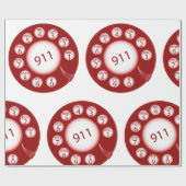 Notruf Geschenkpapier (Flach)