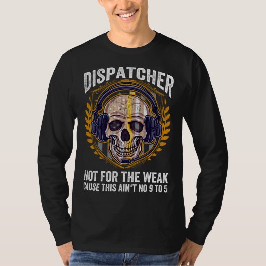 Notruf-Leitstellen-Operator Notfall-Disposition No T-Shirt (Vorderseite)