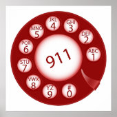 Notruf Poster (Vorne)