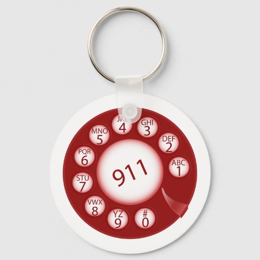 Notruf Schlüsselanhänger (Rückseite)