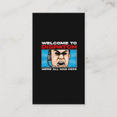 Notrufnummern für den Funny Dispatcher 911 Visitenkarte (Vorderseite)