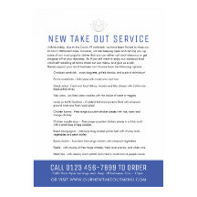 Notrufrestaurant nehmen Neue blaue Speisen