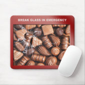 Notrufschokolade Mousepad (Mit Mouse)