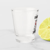 Notrufzentrale Skeleton Nursing Coffee Lover Schnapsglas (Links)
