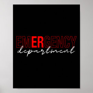 Notrufzimmer Er Rn Nurse Department Healthcare N Poster