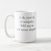 Notschnurrbart Cofee Tasse (Links)