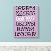 Notstandsperiode Leinwanddruck (Insitu (Holzboden))