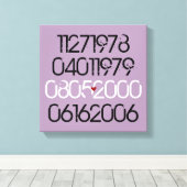 Notstandsperiode Leinwanddruck (Insitu (Holzboden))