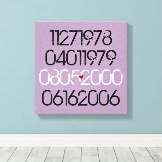 Notstandsperiode Leinwanddruck (Insitu (Holzboden))