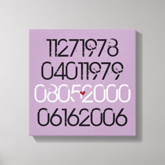 Notstandsperiode Leinwanddruck (Vorderseite)