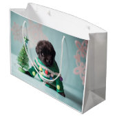 Notta Bärn-Welpen-Geschenk-Tasche Große Geschenktüte (Rückseite Schrägansicht)