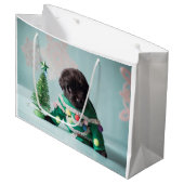 Notta Bärn-Welpen-Geschenk-Tasche Große Geschenktüte (Vorderseite Schrägansicht)