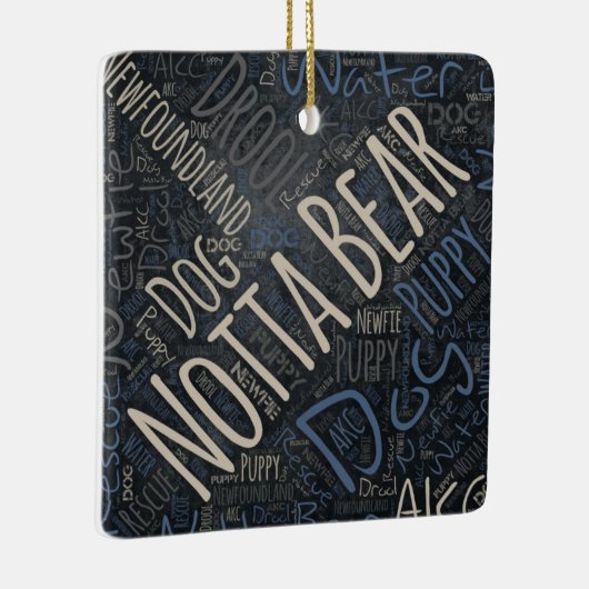 Notta Bear Keramik Ornament (Rechts)