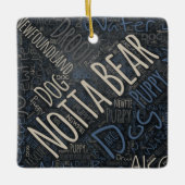 Notta Bear Keramik Ornament (Vorderseite)