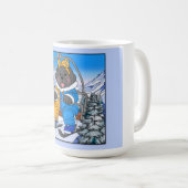 Notta Bear Mt. Hood Meadows Newfoundland Ski Lift Kaffeetasse (VorderseiteRechts)