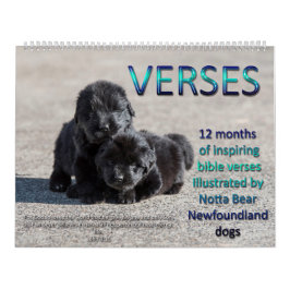 Notta Bear Newfundlands Verses Kalender