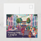 Notting Hill Carnival England Postkarte (Vorne/Hinten)