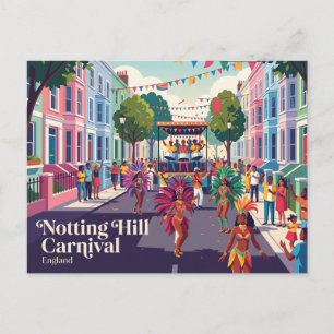 Notting Hill Carnival England Postkarte