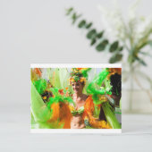 Notting Hill Carnival Postkarte (Stehend Vorderseite)