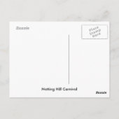Notting Hill Carnival Postkarte (Rückseite)