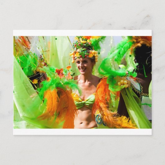 Notting Hill Carnival Postkarte (Vorderseite)