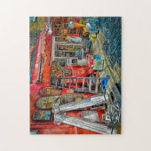 Notting Hill London. Jigsaw Puzzle (Vertikal)