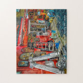 Notting Hill London. Jigsaw Puzzle (Vertikal)