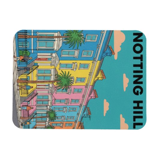 Notting Hill London Magnet (Horizontal)