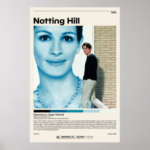 Notting Hill Roger Michell Minimalistisch Movie Vi Poster