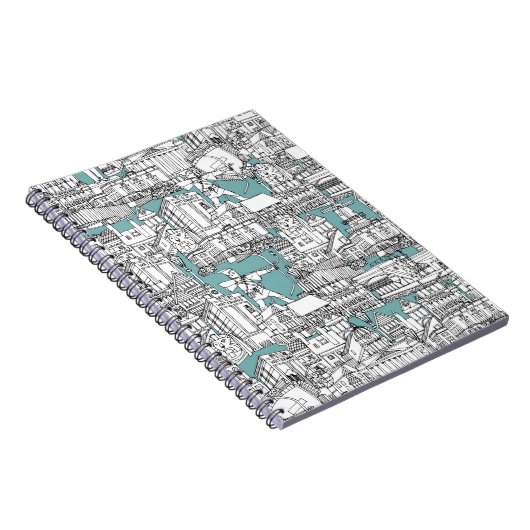 NOTTINGHAM-BLAU NOTIZBLOCK (Rechte Seite)