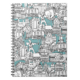 NOTTINGHAM-BLAU NOTIZBLOCK