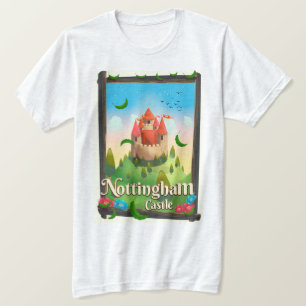 Nottingham Castle Reiseplakat T-Shirt