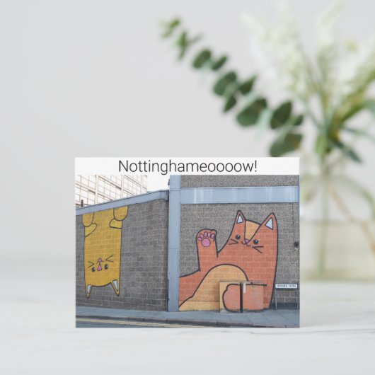 Nottingham Cats Postkarte (Stehend Vorderseite)