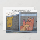 Nottingham Cats Postkarte (Vorne/Hinten)