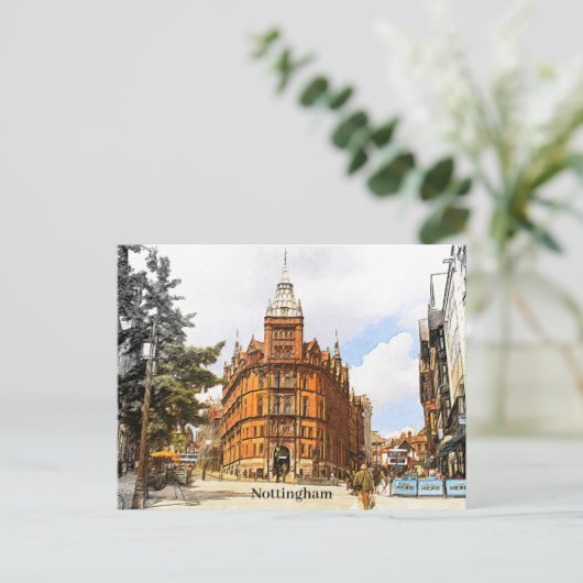 Nottingham England Postkarte (Stehend Vorderseite)