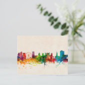 Nottingham England Skyline Postkarte (Stehend Vorderseite)
