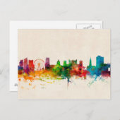 Nottingham England Skyline Postkarte (Vorne/Hinten)