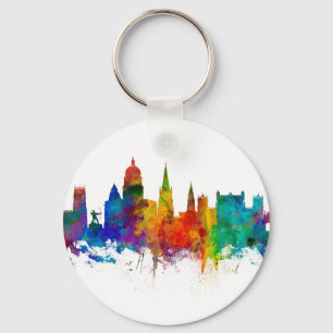 Nottingham England Skyline Schlüsselanhänger