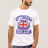 Nottingham England T-Shirt (Vorderseite)