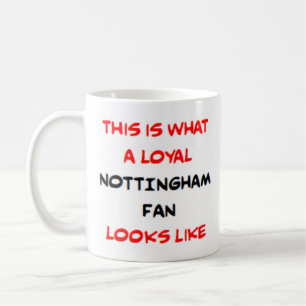 Nottingham-Fan, treu Kaffeetasse