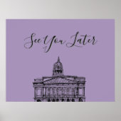 Nottingham Floral Tone Sketch Poster (Vorne)