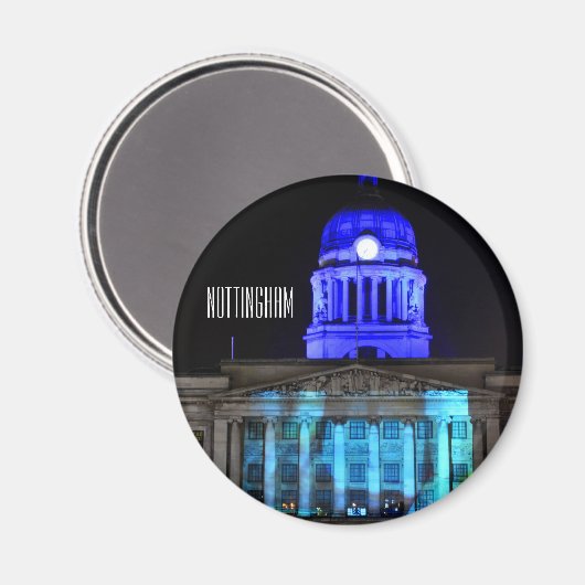 Nottingham Magnet (Vorderseite/Rückseite)