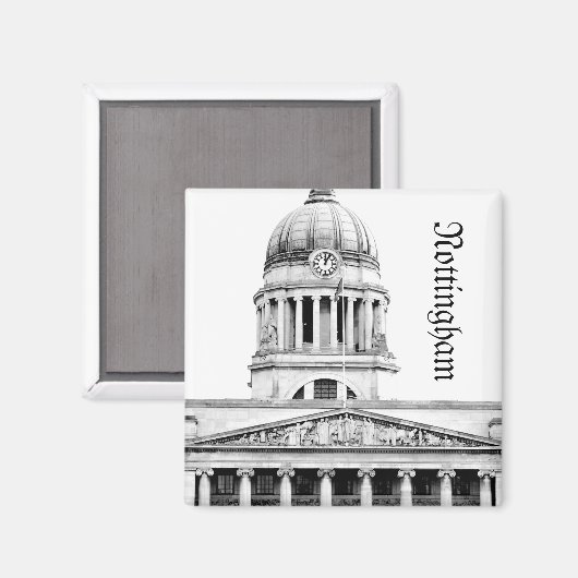 Nottingham Magnet (Vorderseite/Rückseite)
