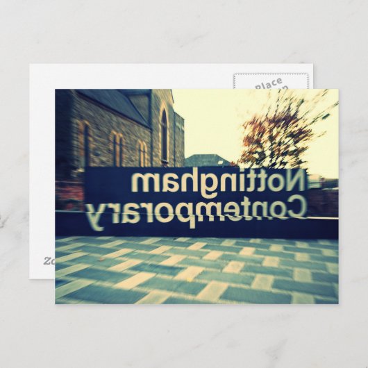 Nottingham Postcard 3 Postkarte (Vorne/Hinten)