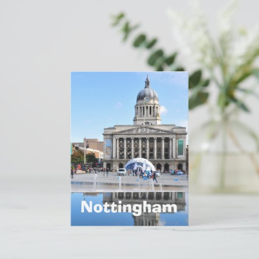 Nottingham Postkarte (Stehend Vorderseite)