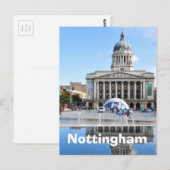 Nottingham Postkarte (Vorne/Hinten)