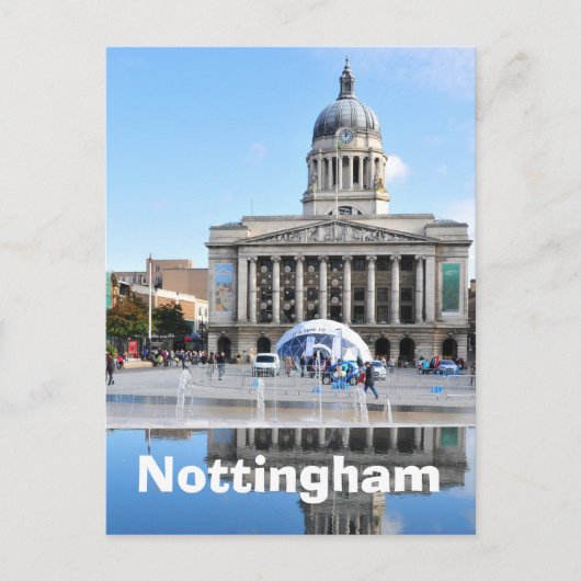 Nottingham Postkarte (Vorderseite)