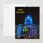 Nottingham Postkarte (Vorne/Hinten)