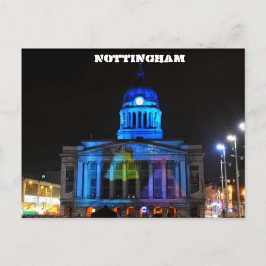 Nottingham Postkarte (Vorderseite)