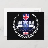 Nottingham Postkarte (Vorne/Hinten)